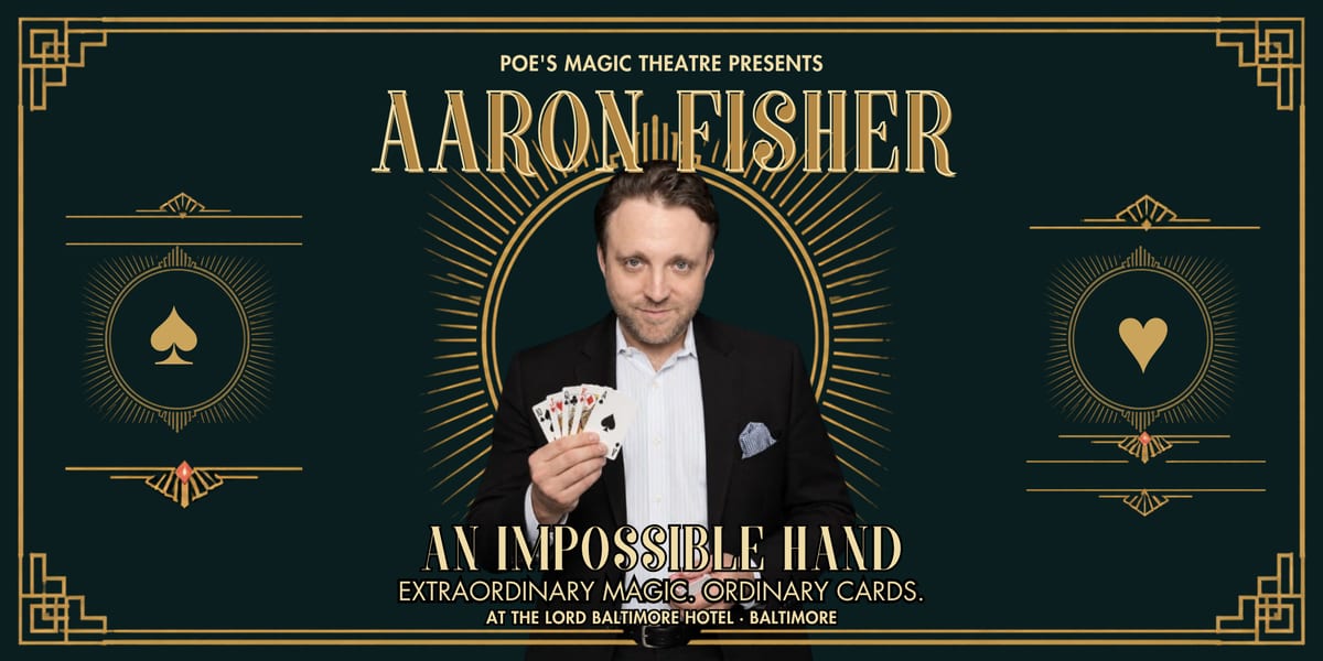 Aaron Fisher: An Impossible Hand event artwork