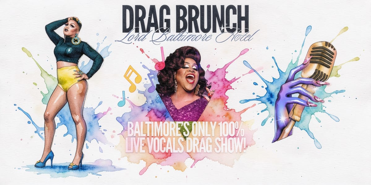 Drag Brunch LIVE! event artwork