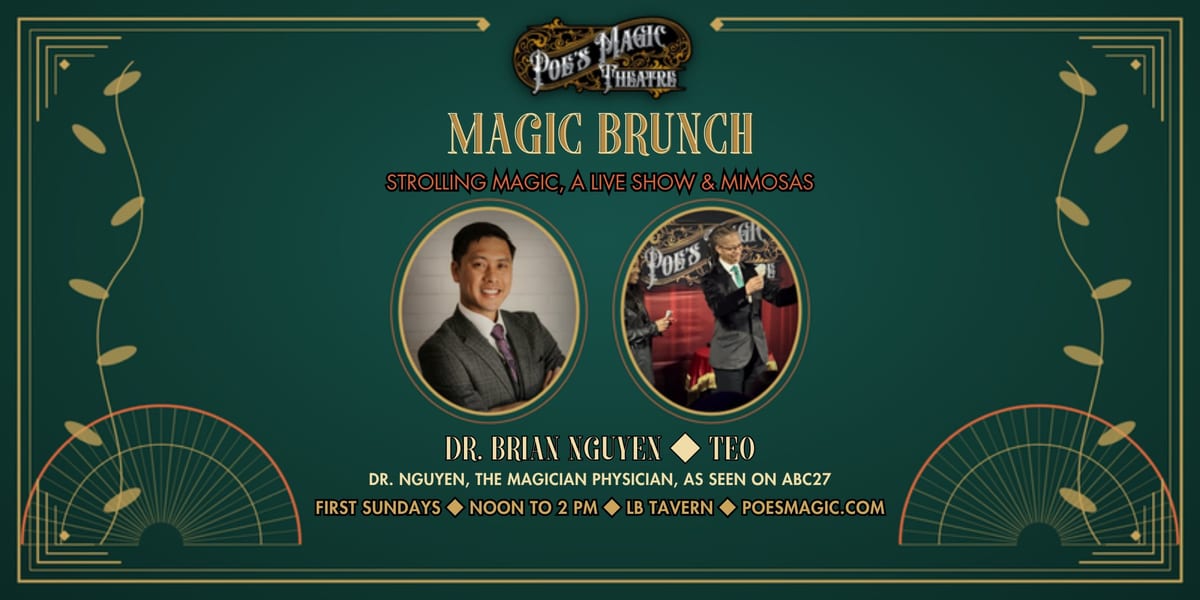 Poe's Magic Brunch event artwork