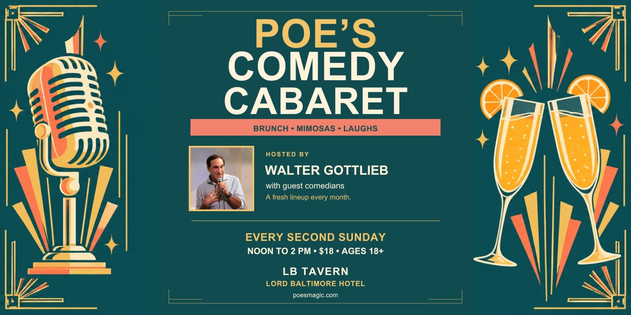 Poe's Comedy Cabaret event artwork