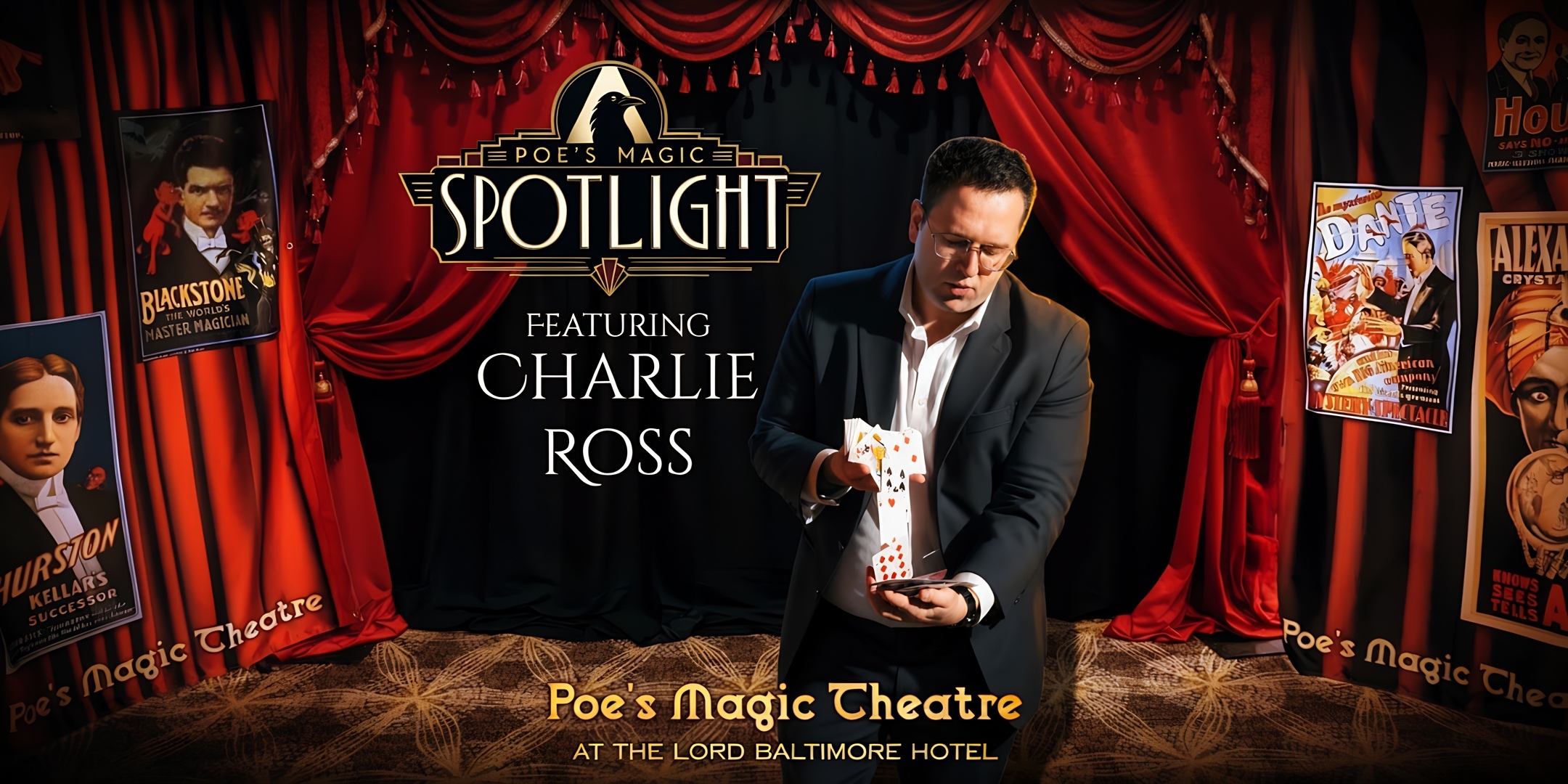 Poe's Magic Spotlight at Poe's Magic Theatre in Baltimore