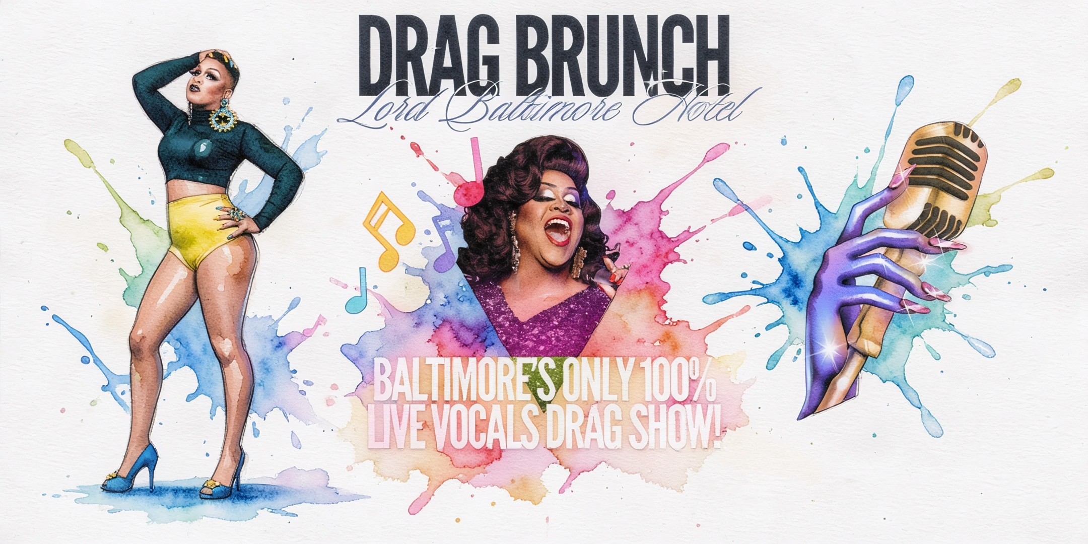 Drag Brunch LIVE! event artwork